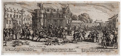 Nieszczęścia i nieszczęścia wojny... (rycina) autorstwa Jacques Callot