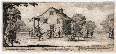 Nieszczęścia i nieszczęścia wojny... (rycina) autorstwa Jacques Callot