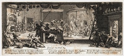 Nieszczęścia i nieszczęścia wojny... (rycina) autorstwa Jacques Callot