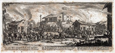 Nieszczęścia i nieszczęścia wojny... (rycina) autorstwa Jacques Callot