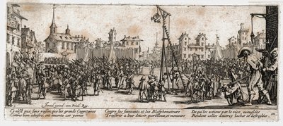 Nieszczęścia i nieszczęścia wojny... (rycina) autorstwa Jacques Callot