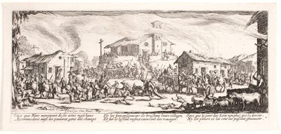 Nieszczęścia i nieszczęścia wojny (blad 7) autorstwa Jacques Callot