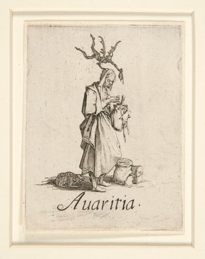 Les Peches Capitales (Siedem grzechów głównych): The autorstwa Jacques Callot