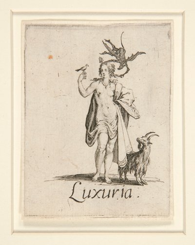 Siedem grzechów głównych: pożądanie autorstwa Jacques Callot