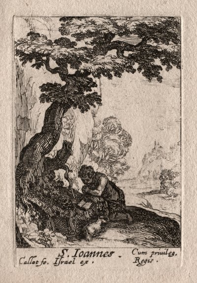 Pokutnicy: św. Jan Chrzciciel. autorstwa Jacques Callot
