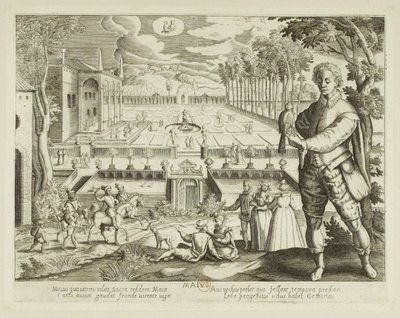Miesiące. 5, maj autorstwa Jacques Callot