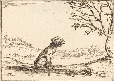 Lwica opłakuje swojego szczeniaka autorstwa Jacques Callot