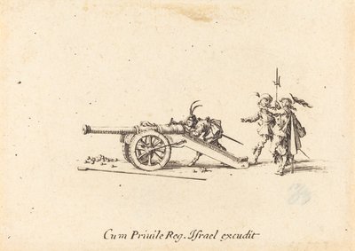 Ładowanie armaty autorstwa Jacques Callot