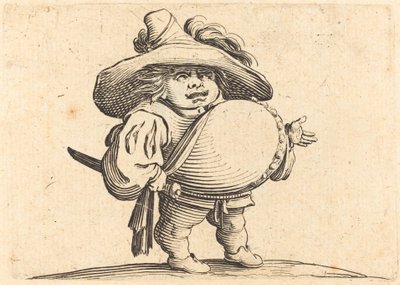 Mężczyzna z dużym brzuchem autorstwa Jacques Callot
