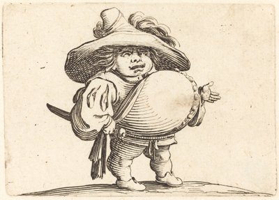Mężczyzna z dużym brzuchem autorstwa Jacques Callot