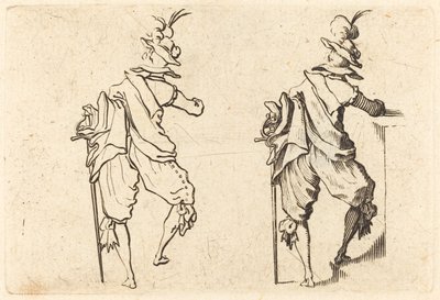 Człowiek z mieczem autorstwa Jacques Callot