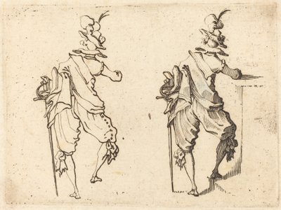 Człowiek z mieczem autorstwa Jacques Callot
