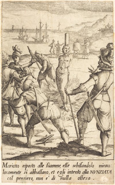 Mariotto, 1619. autorstwa Jacques Callot