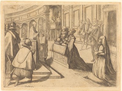 Małżeństwo Małgorzaty Austrii i Filipa III autorstwa Jacques Callot