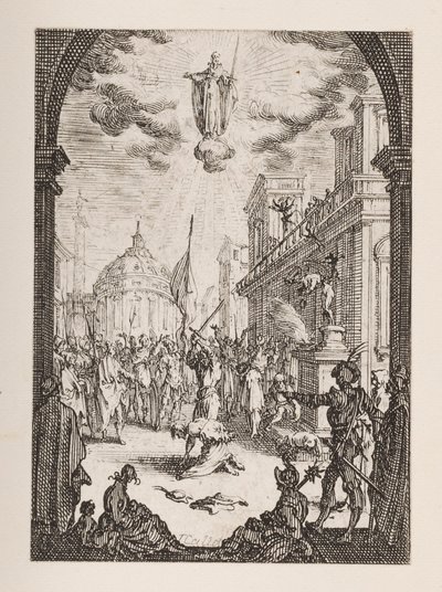 Męczeństwo św. Jakuba, nr 3 z Męczeństwa Apostołów autorstwa Jacques Callot