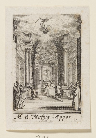 Apostoł Mateusz (Mathiae Appos.) autorstwa Jacques Callot