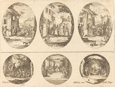 Tajemnice męki autorstwa Jacques Callot