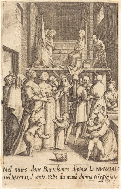 Obraz Zwiastowania autorstwa Jacques Callot