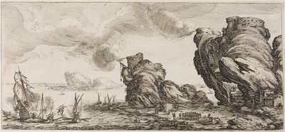 Pantalone, od Trzech włoskich komików autorstwa Jacques Callot