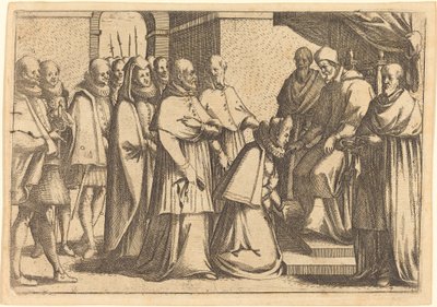 Audiencja papieska autorstwa Jacques Callot