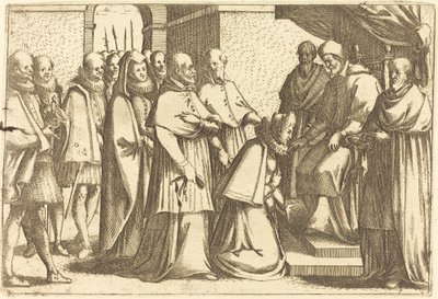 Audiencja papieska autorstwa Jacques Callot