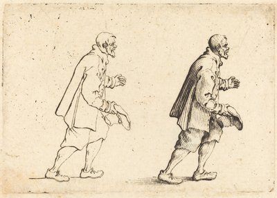 Chłop z Kapeluszem w Ręce autorstwa Jacques Callot