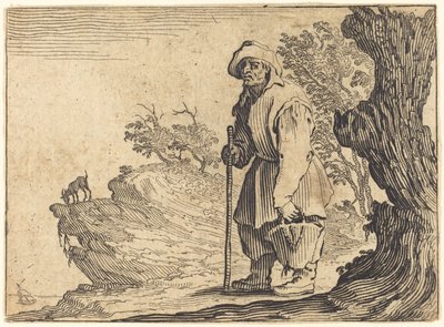 Chłop z workiem, ok. 1622. autorstwa Jacques Callot
