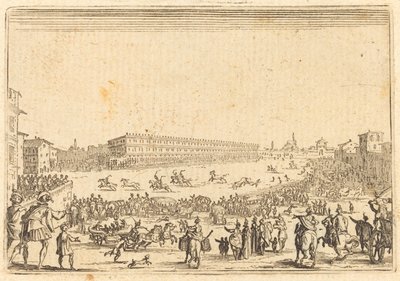 Piazza przy Porta al Prato autorstwa Jacques Callot