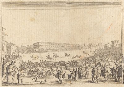 Piazza przy Porta al Prato autorstwa Jacques Callot