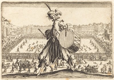 Piazza Santa Croce, Florencja autorstwa Jacques Callot