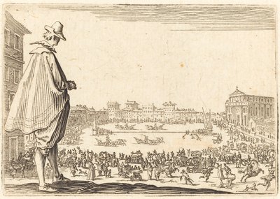 Piazza Santa Maria Novella, Florencja, c. 1622. autorstwa Jacques Callot