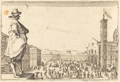 Piazza del Duomo, Florencja autorstwa Jacques Callot
