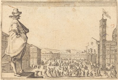 Piazza del Duomo, Florencja autorstwa Jacques Callot