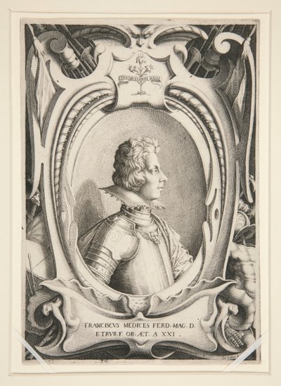 Portret Francois de Medicis autorstwa Jacques Callot