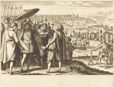 Renowacja akweduktu w Pizie autorstwa Jacques Callot