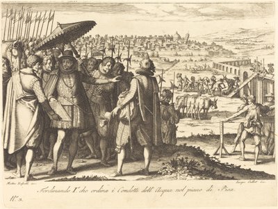Renowacja Akweduktu w Pizie autorstwa Jacques Callot