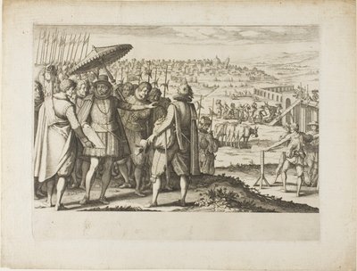 Renowacja akweduktu w Pizie autorstwa Jacques Callot