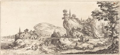 Powrót do domu z polowania, prawdopodobnie ok. 1630. autorstwa Jacques Callot