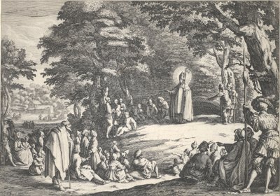 Święty Amand autorstwa Jacques Callot
