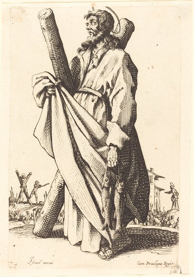 Święty Andrzej autorstwa Jacques Callot