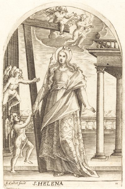 Święta Helena, 16081611. autorstwa Jacques Callot