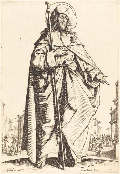 Św. Jakub Wielki autorstwa Jacques Callot