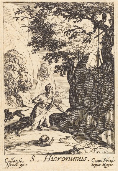 Święty Hieronim autorstwa Jacques Callot