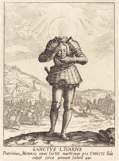 Św Livier autorstwa Jacques Callot