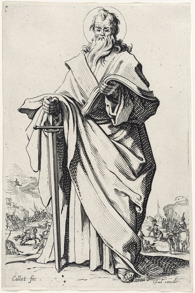 Św. Paweł z Wielkich Apostołów, 1631 autorstwa Jacques Callot
