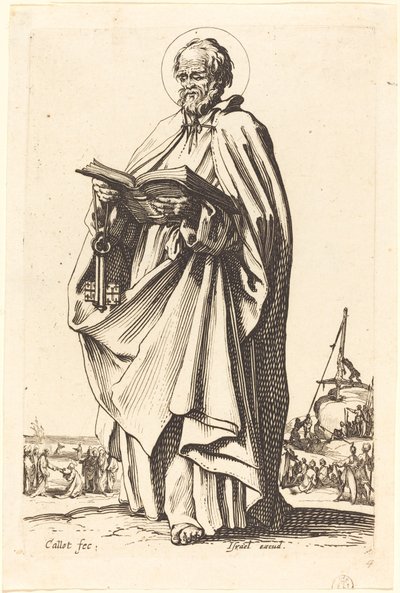 Święty Piotr autorstwa Jacques Callot