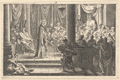 Scena z Męki Pańskiej (akwaforta) autorstwa Jacques Callot