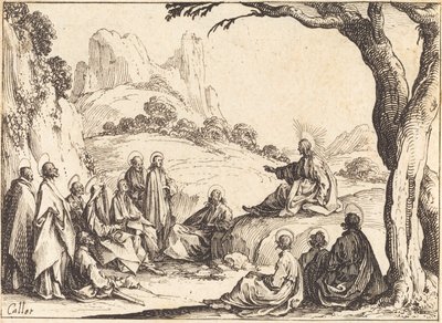 Kazanie na Górze autorstwa Jacques Callot