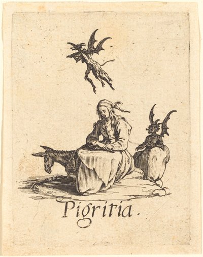 Leniwiec autorstwa Jacques Callot