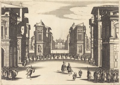 Soliman, akt III autorstwa Jacques Callot